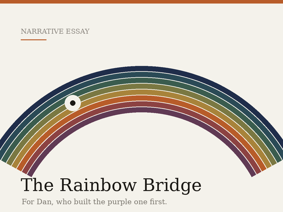 The Rainbow Bridge — essay artwork